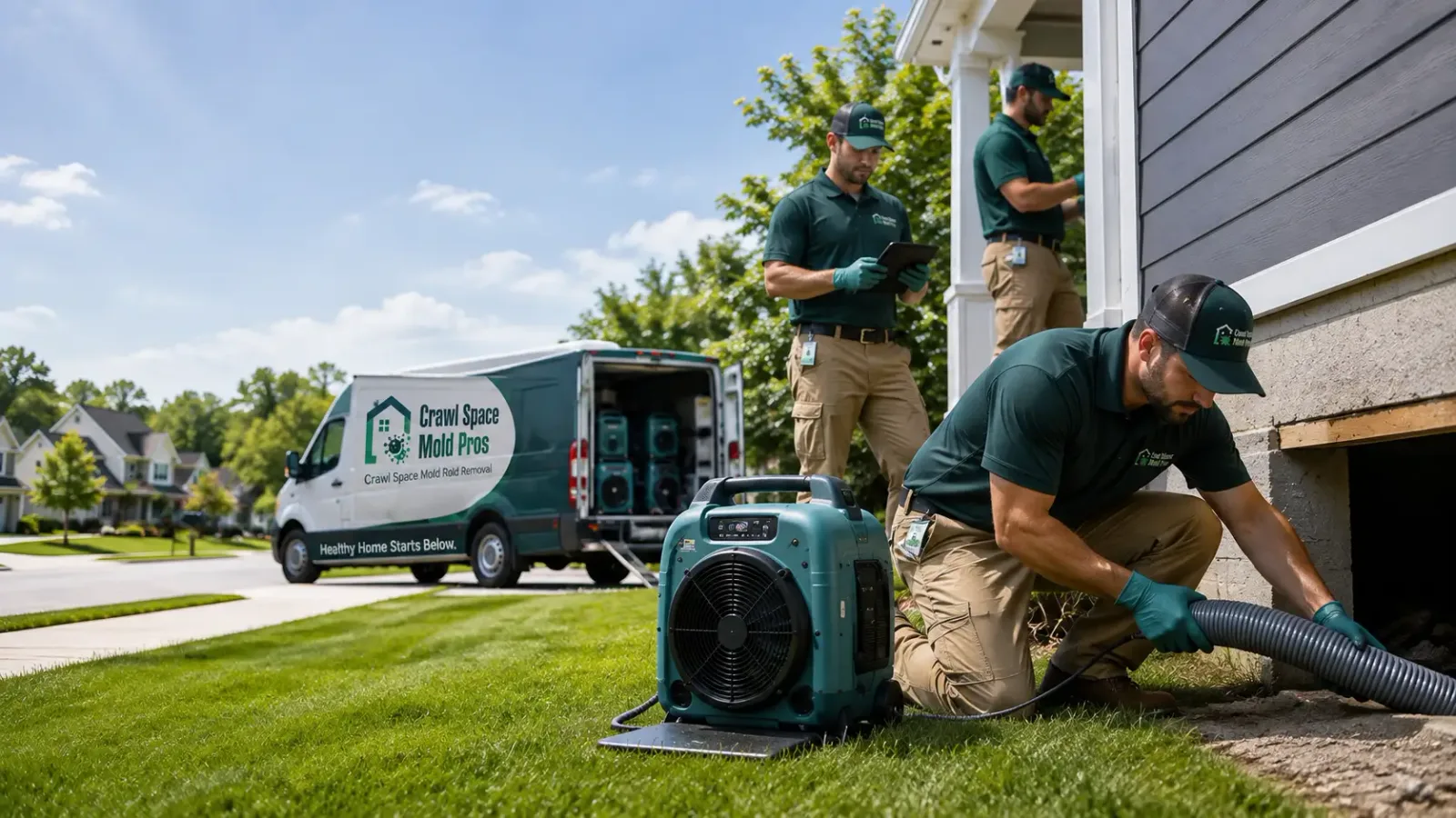 Crawl Space Mold Removal in Attica, KS